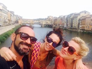 Turistas en Florencia